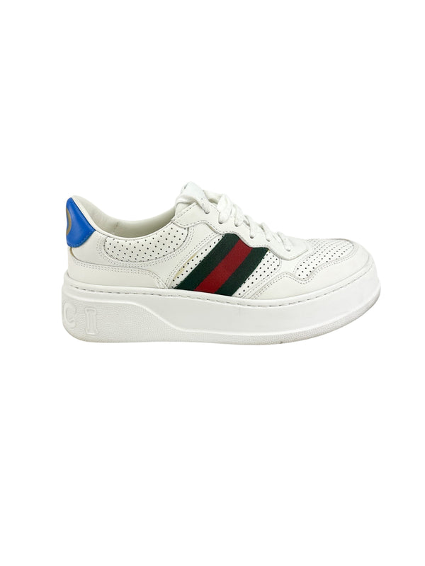Gucci White Chunky GG Sneakers Size 38