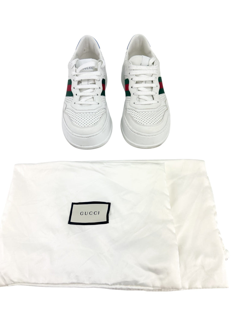 Gucci White Chunky GG Sneakers Size 38