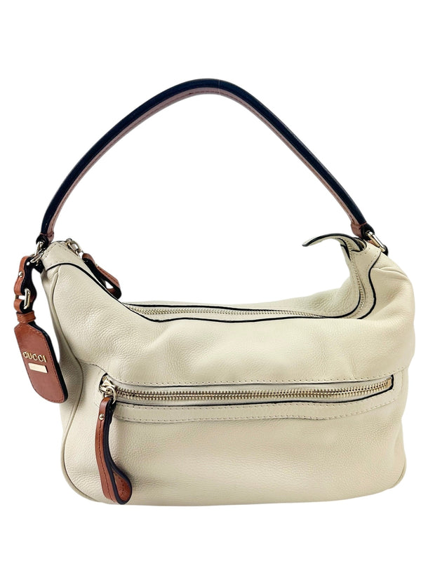 Gucci Beige and Brown Shoulder Bag