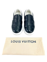 Louis Vuitton Black Beverly Hills Slip on Sneakers Size 7.5