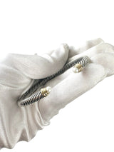 David Yurman Cable Pearl Bracelet 5 MM- Medium size
