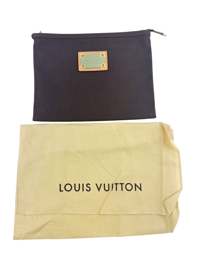 Louis Vuitton Brown Pochette Platform GM Antigua Pouch