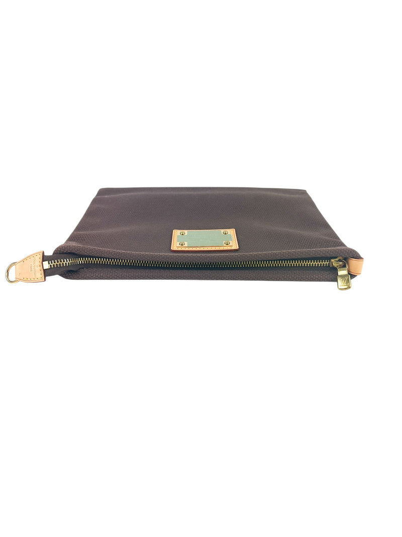 Louis Vuitton Brown Pochette Platform GM Antigua Pouch