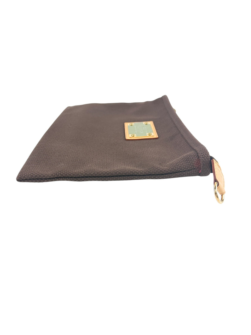 Louis Vuitton Brown Pochette Platform GM Antigua Pouch