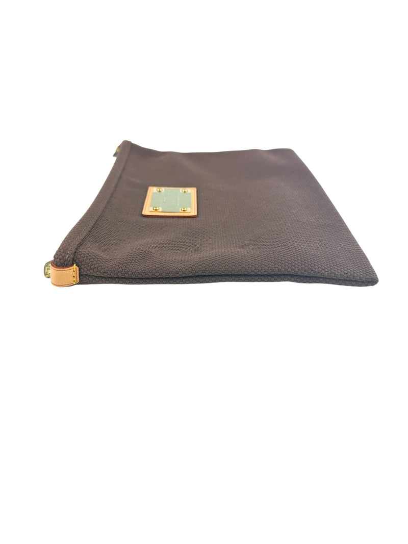 Louis Vuitton Brown Pochette Platform GM Antigua Pouch