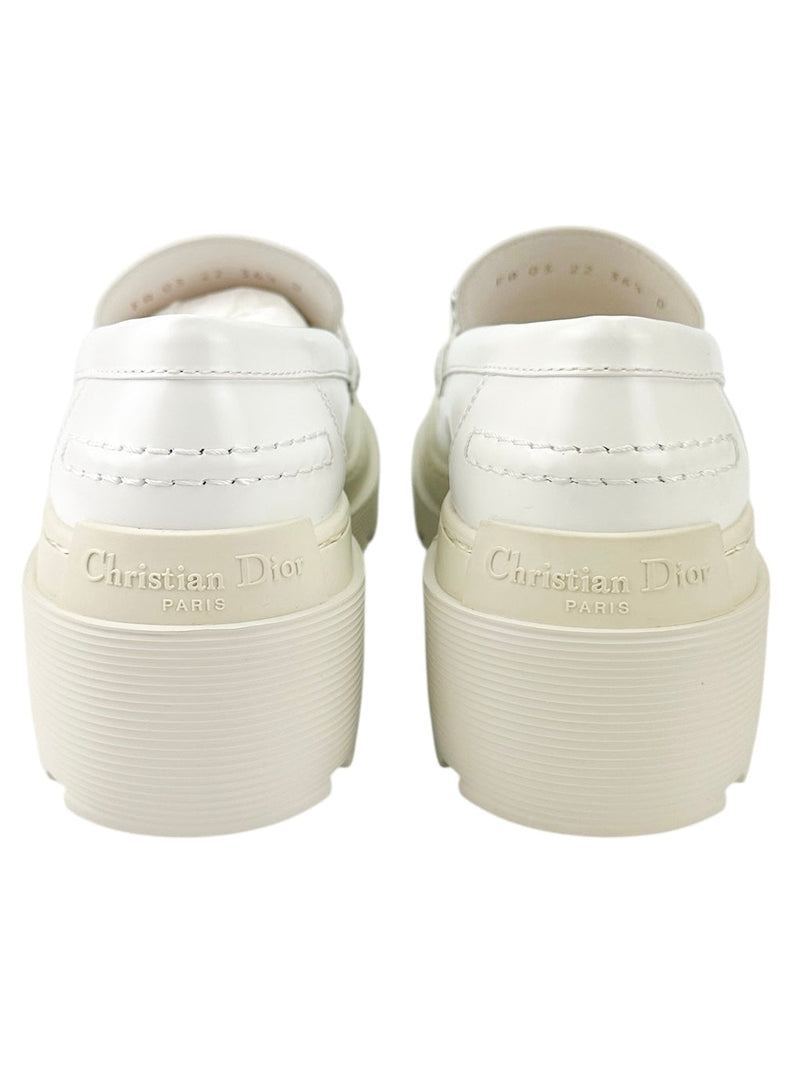 Christian Dior ローファー DIOR CODE size36.5 Dior Code Leather Loafer- Runway Catalog