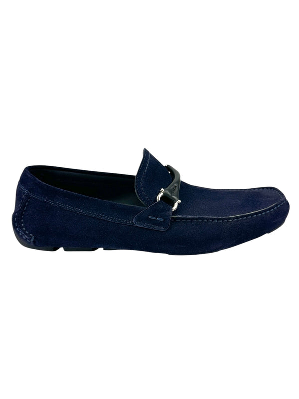 Salvatore Ferragamo Blue Driver Loafers Size 8.5