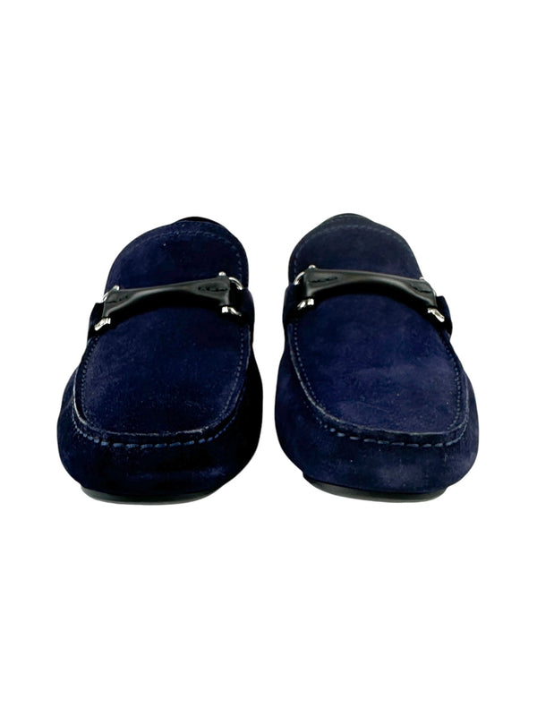 Salvatore Ferragamo Blue Driver Loafers Size 8.5