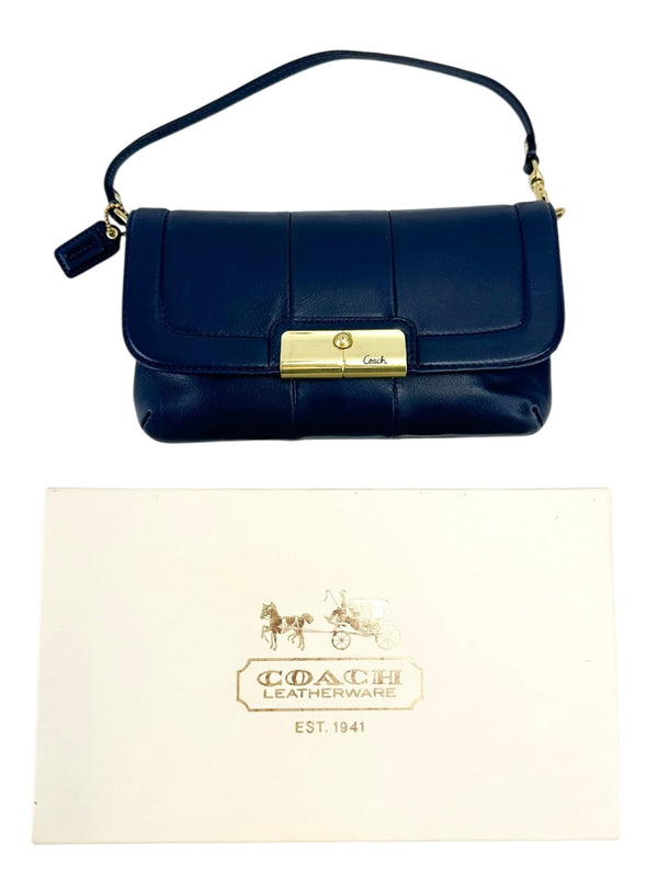 Coach Navy Blue Vintage shoulder bag