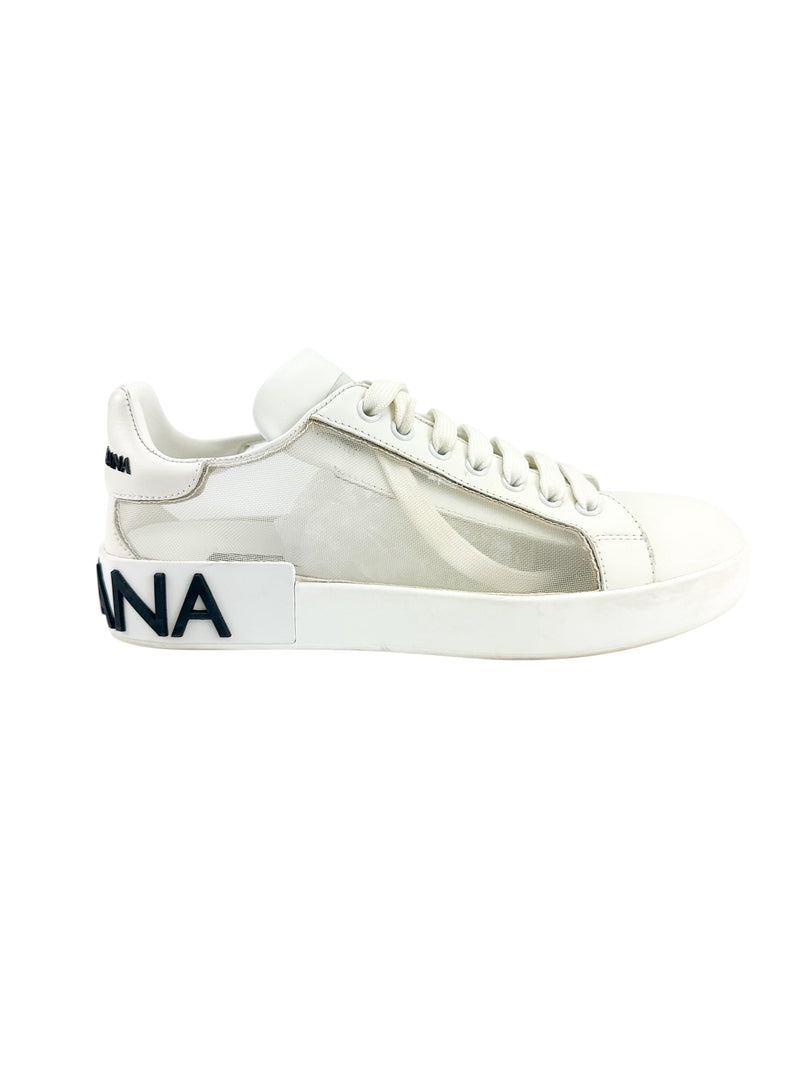 Dolce & Gabbana Portofino Mesh Sneakers Size 38
