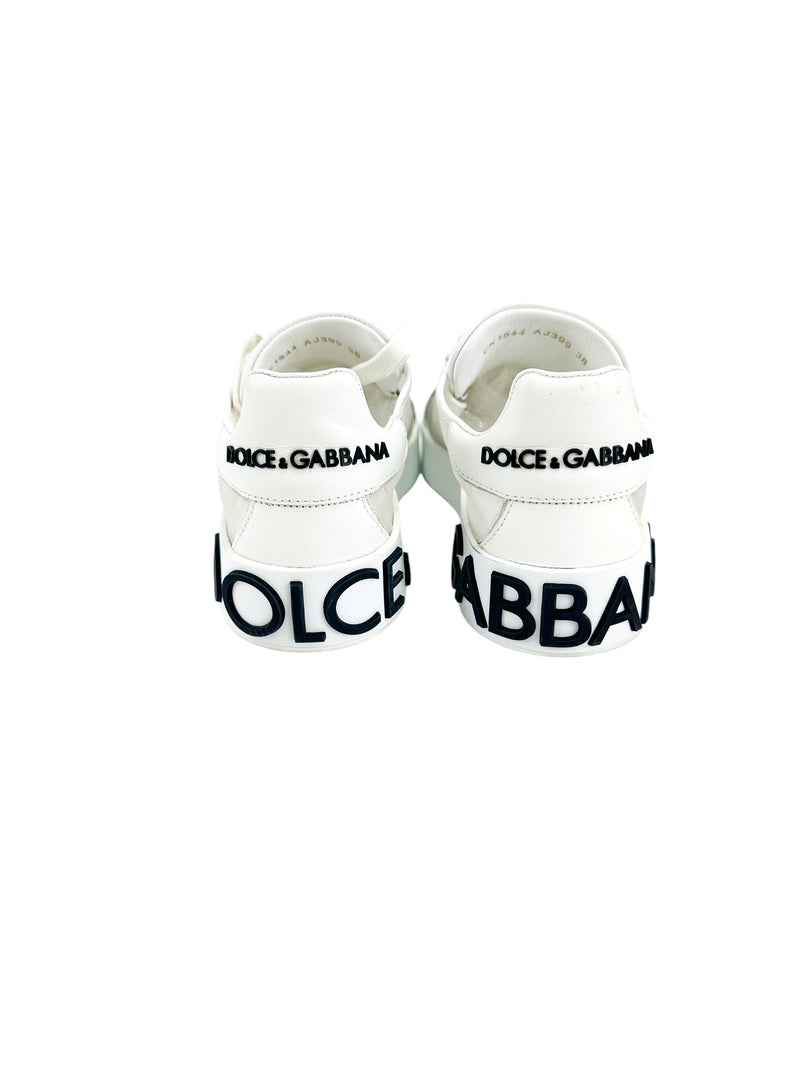 Dolce & Gabbana Portofino Mesh Sneakers Size 38
