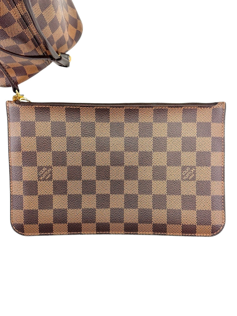 Louis Vuitton Brown Neverfull MM Damier Ebene
