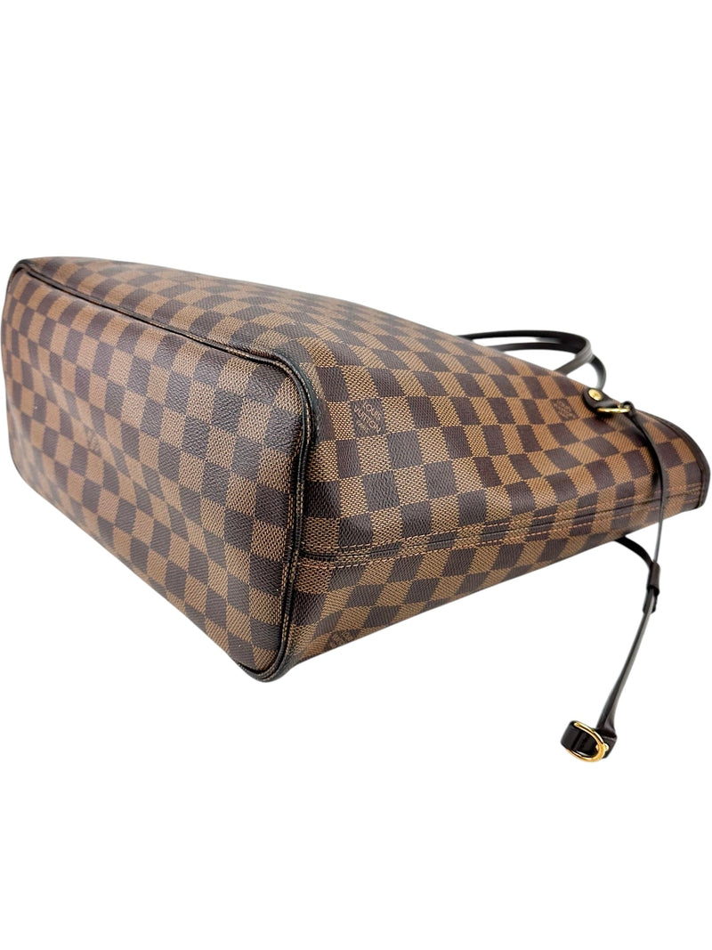 Louis Vuitton Brown Neverfull MM Damier Ebene