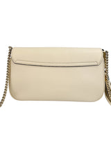 Gucci Off White Leather Soho Chain Crossbody