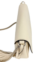 Gucci Off White Leather Soho Chain Crossbody