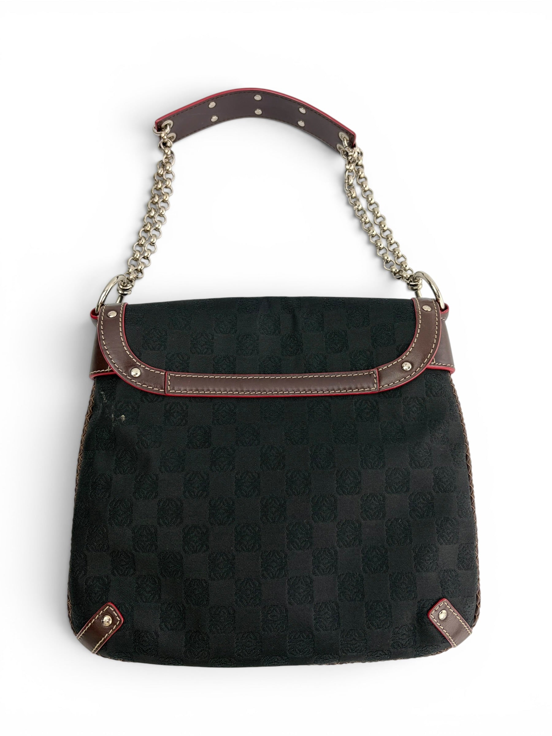Loewe Canvas Anagram Shoulder Bag