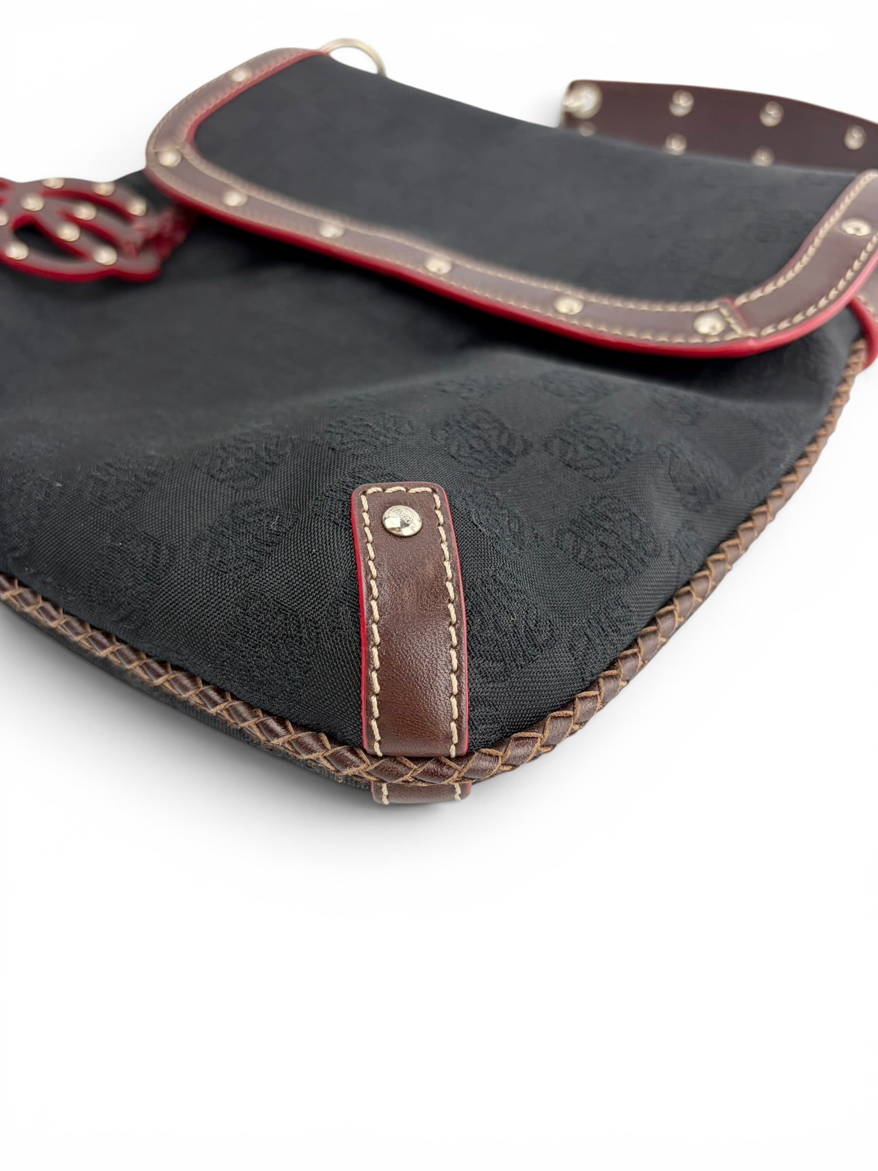 Loewe Canvas Anagram Shoulder Bag