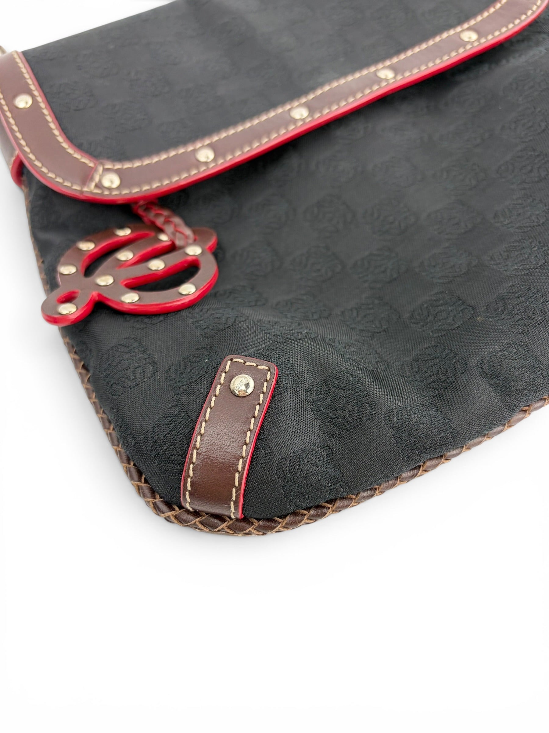 Loewe Canvas Anagram Shoulder Bag