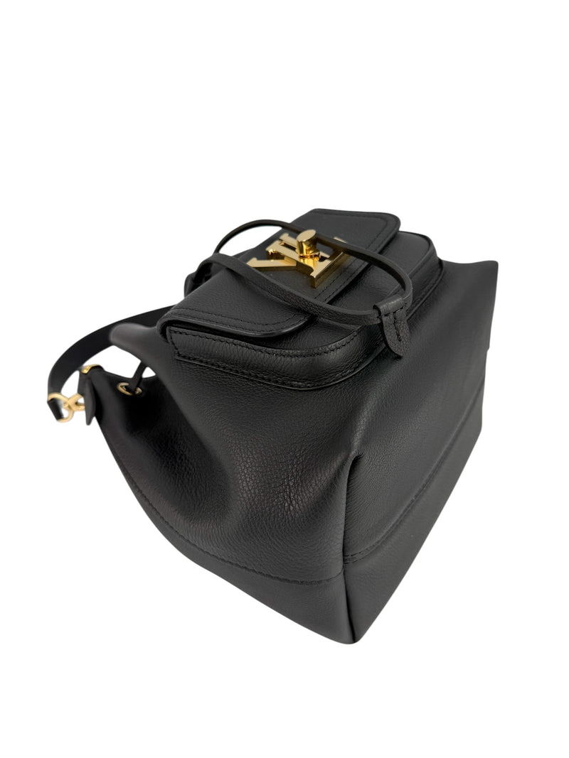 Louis Vuitton Black LockMe Bucket Bag