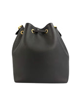 Louis Vuitton Black LockMe Bucket Bag