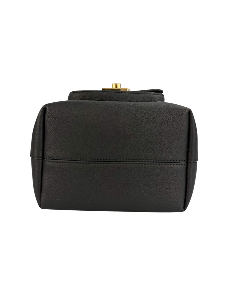 Louis Vuitton Black LockMe Bucket Bag