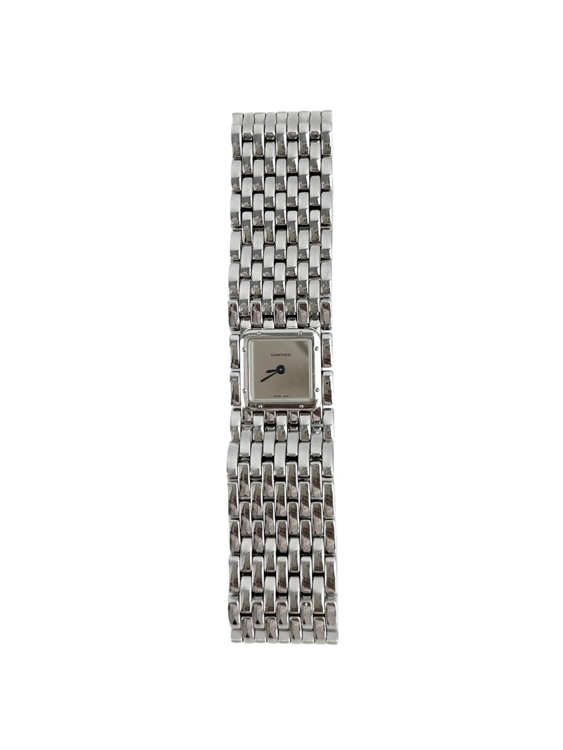 Cartier Silver Ruban Wrist Watch in Box