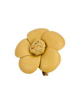 Chanel Iconic Leather Chanel Camellia Brooch (FULL SET)