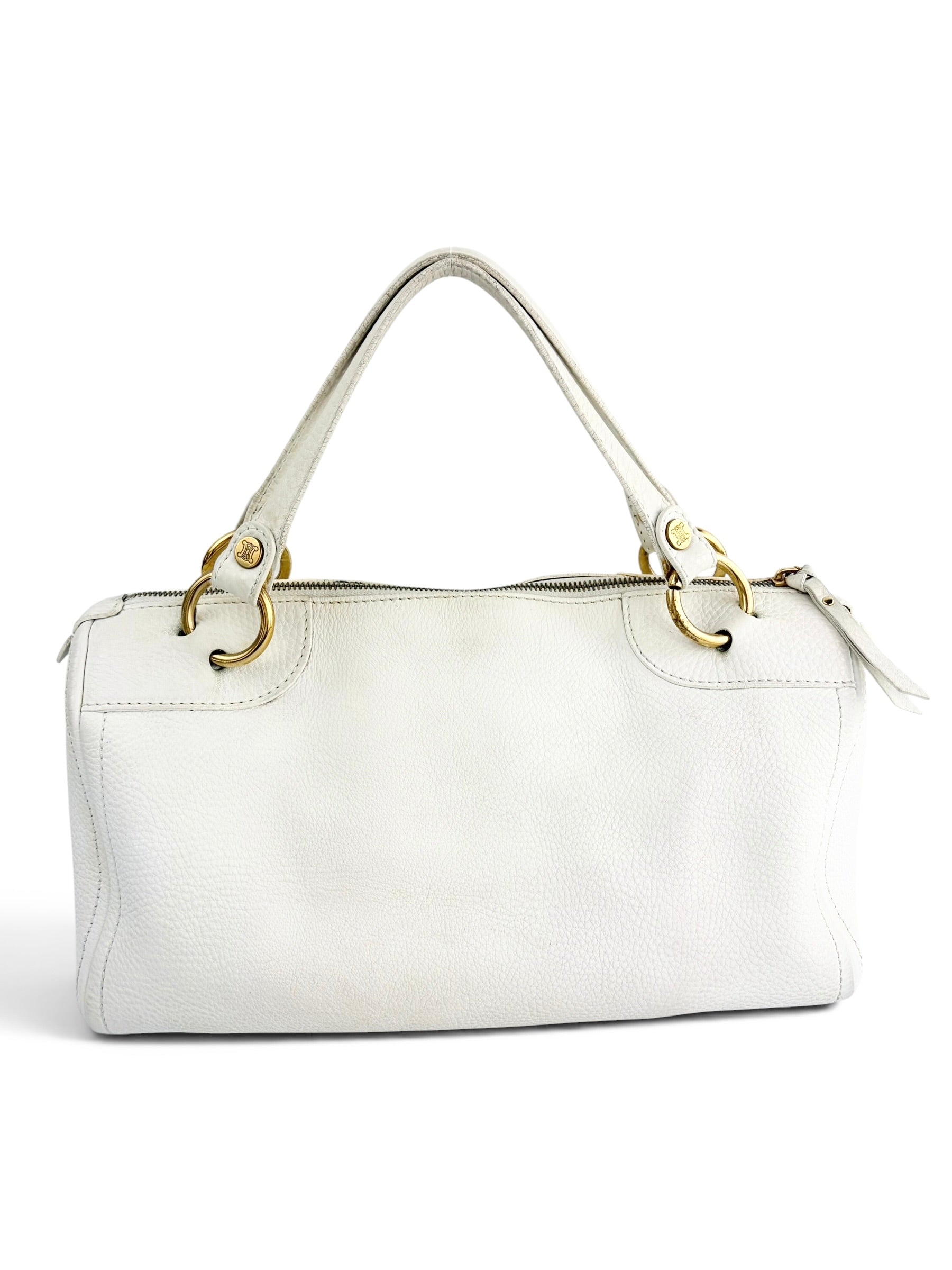 celine-vintage-white-leather-boston-bag---2