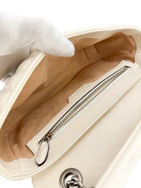 Gucci Off White Leather Marmont Flap
