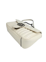 Gucci Off White Leather Marmont Flap