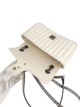 Gucci Off White Leather Marmont Flap