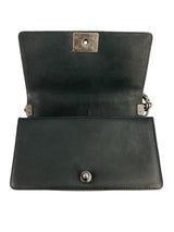 Chanel Black Caviar Paris Dallas Boy Bag Medium
