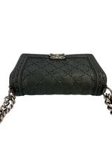 Chanel Black Caviar Paris Dallas Boy Bag Medium