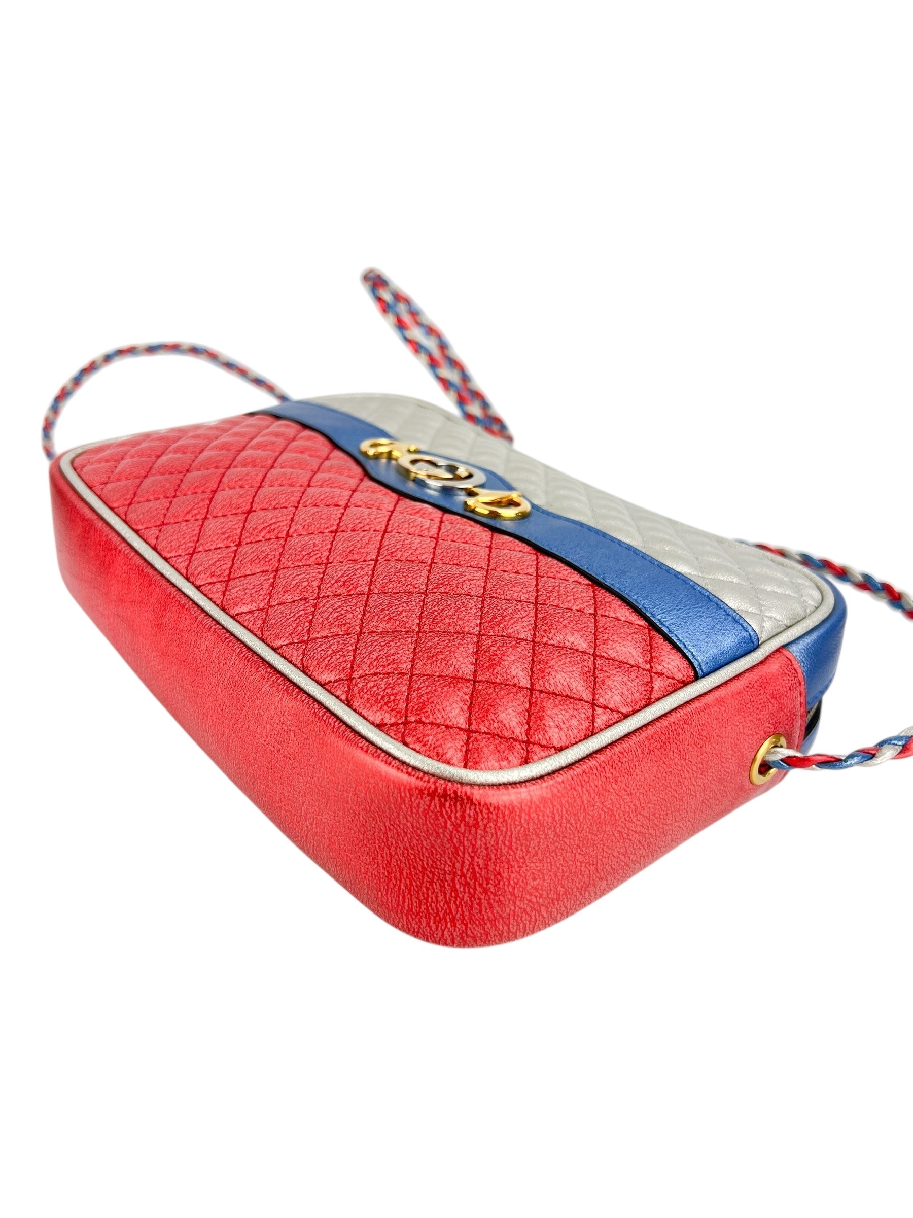 Gucci Red, Silver and Blue Camera Bag