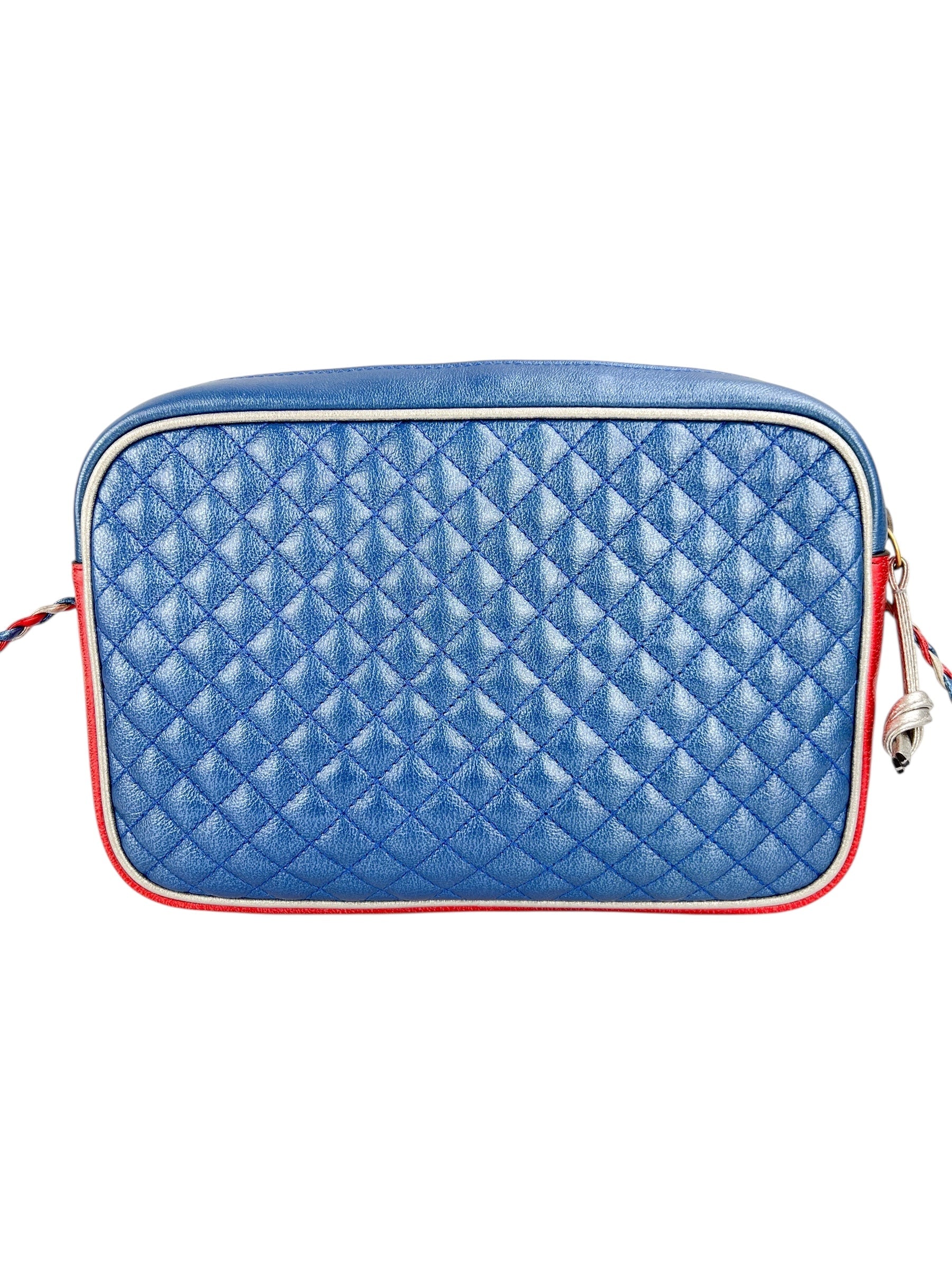 Gucci Red, Silver and Blue Camera Bag