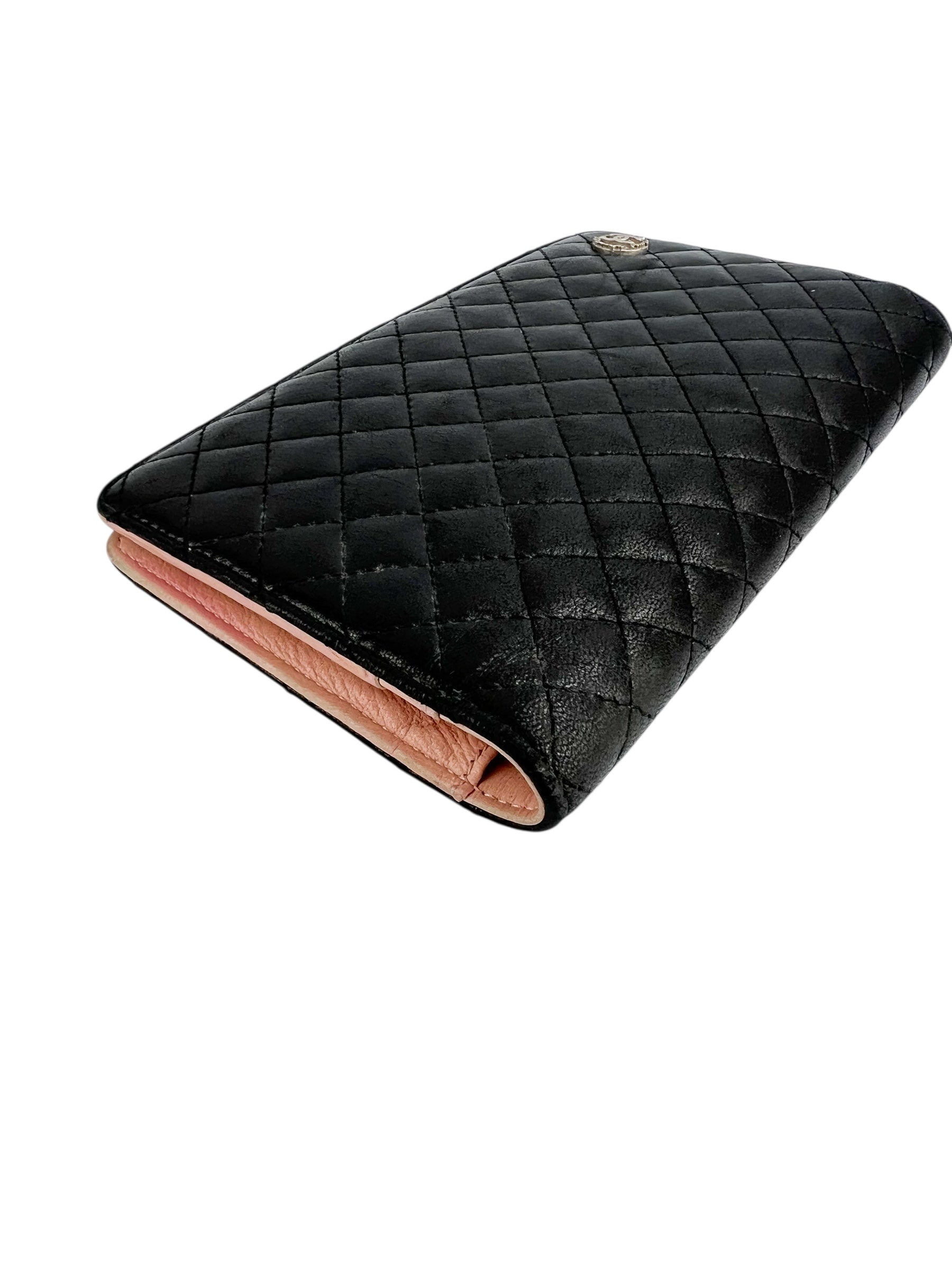 Chanel Matelasse Coco Mark Bi-Fold Long Wallet