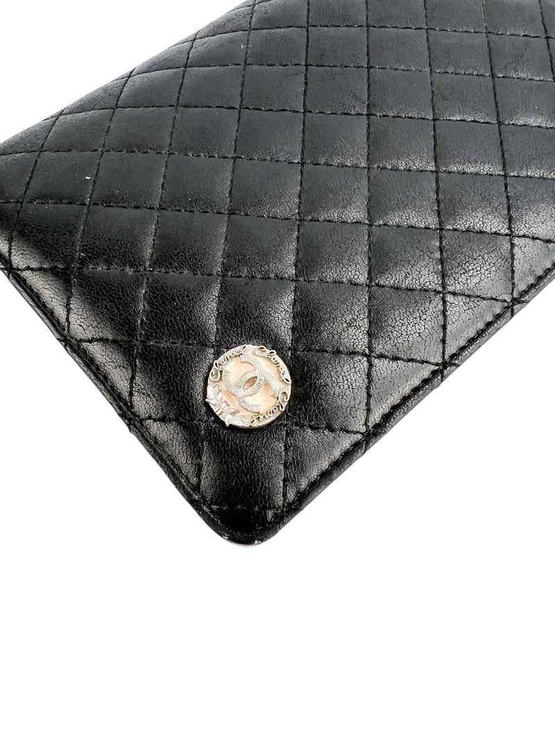 Chanel Matelasse Coco Mark Bi-Fold Long Wallet