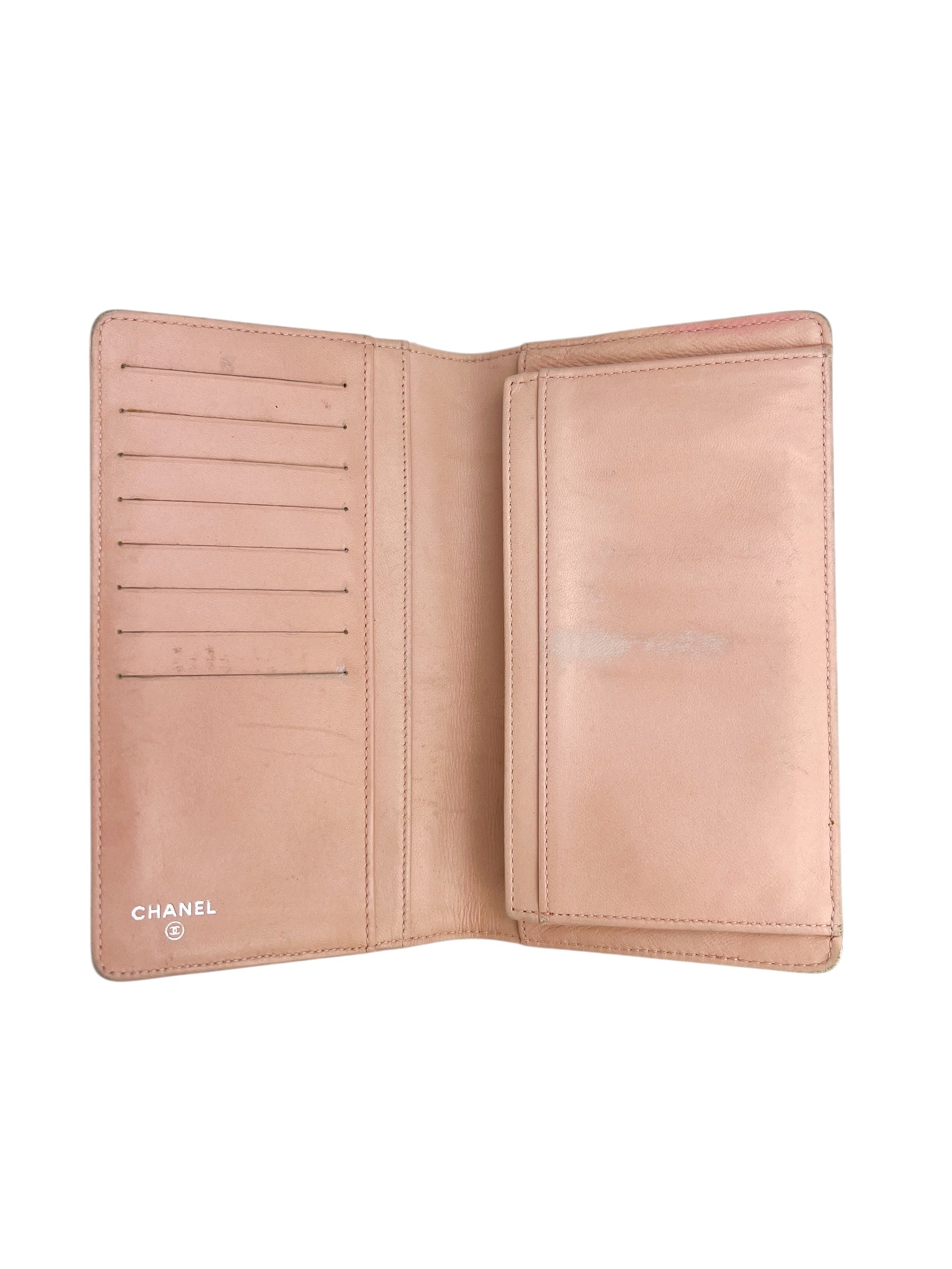 Chanel Matelasse Coco Mark Bi-Fold Long Wallet