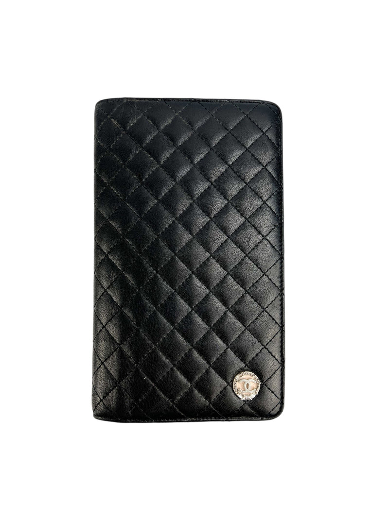 Chanel Matelasse Coco Mark Bi-Fold Long Wallet