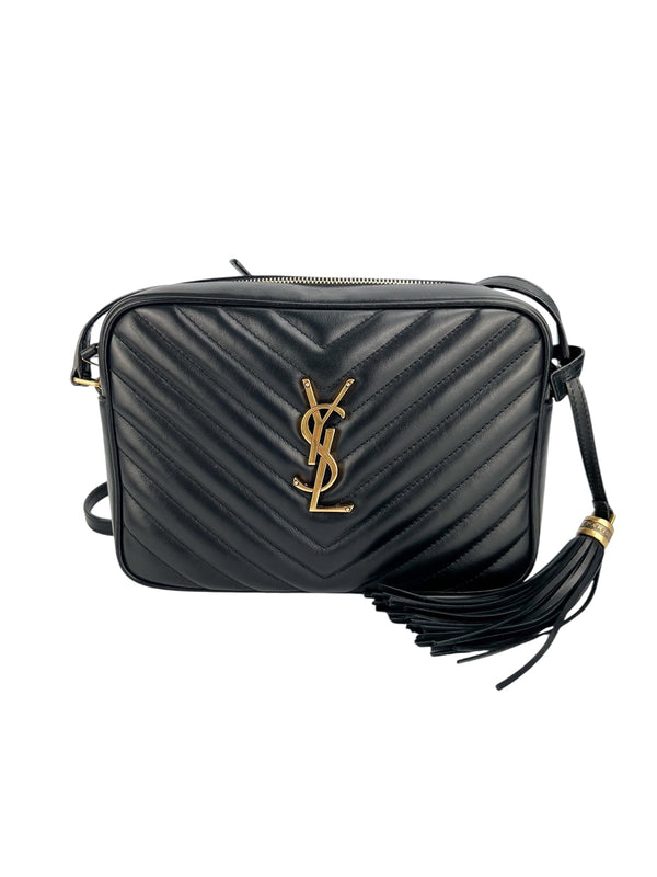 Saint Laurent Black Lou Camera Bag