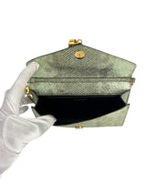 Bulgaria Green Python Wristlet