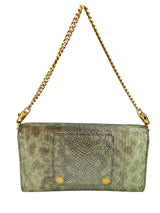 Bulgaria Green Python Wristlet