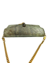 Bulgaria Green Python Wristlet
