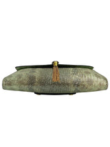 Bulgaria Green Python Wristlet