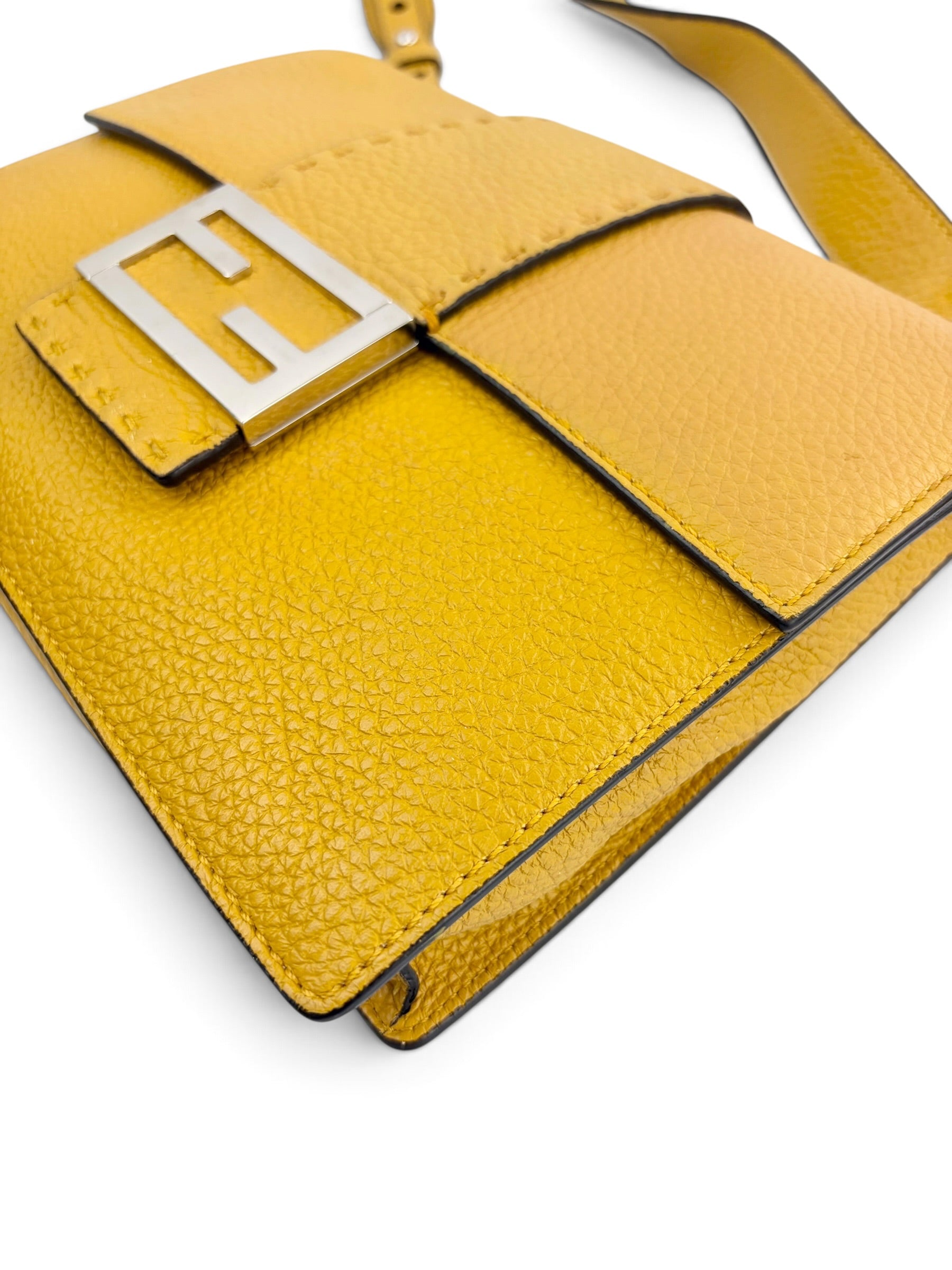 fendi-yellow-leather-flat-baguette-crossbody-8