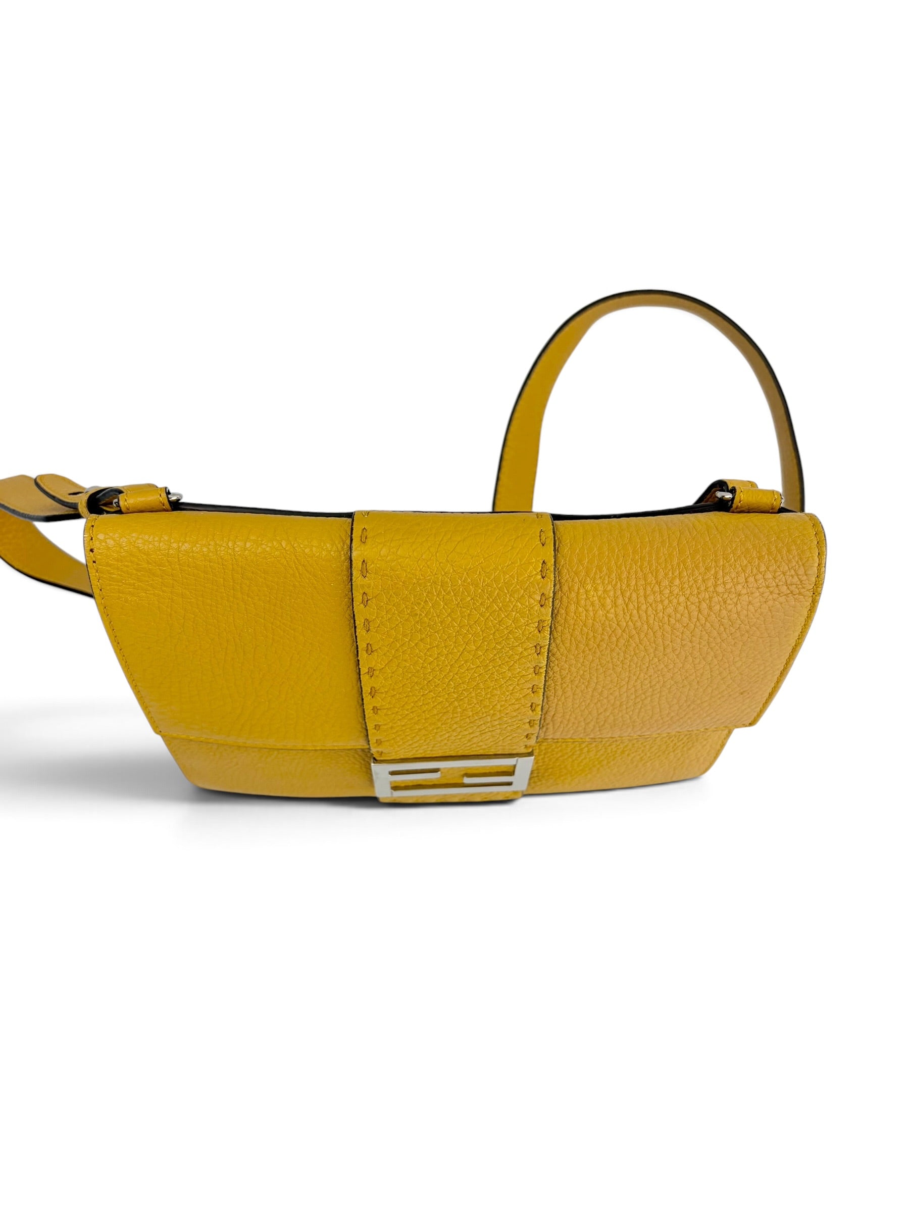 fendi-yellow-leather-flat-baguette-crossbody-4