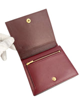 Celine Blue Leather Compact Wallet