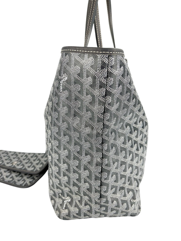 Goyard Grey St. Louis Tote PM w/ Pouch