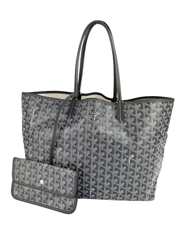 Goyard Grey St. Louis Tote PM w/ Pouch