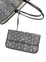 Goyard Grey St. Louis Tote PM w/ Pouch